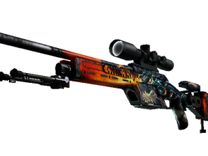 SSG 08 | Dragonfire (Well-Worn)