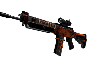 SG 553 | Tiger Moth (Battle-Scarred)