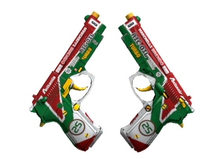 Dual Berettas | Twin Turbo (Well-Worn)