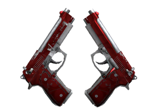 Dual Berettas | Hemoglobin (Field-Tested)