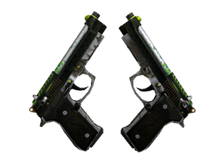 Dual Berettas | Cobra Strike (Battle-Scarred)