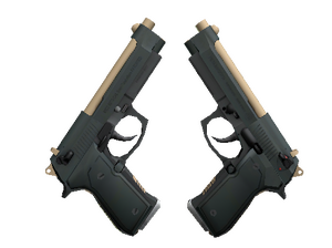 Dual Berettas | Contractor (Minimal Wear)