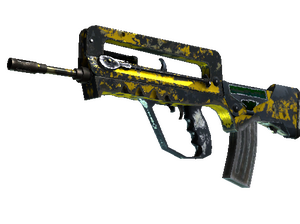 FAMAS | Neural Net (Battle-Scarred)