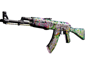 AK-47 | Head Shot (Well-Worn)