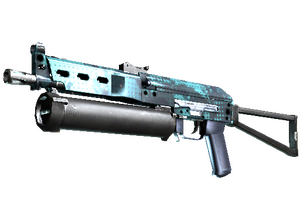 StatTrak™ PP-Bizon | Cobalt Halftone (Minimal Wear)