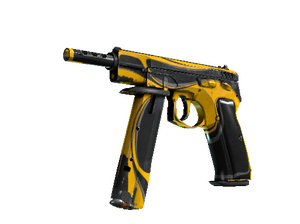 CZ75-Auto | Yellow Jacket (Battle-Scarred)