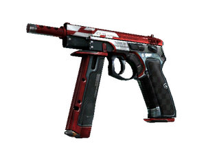 StatTrak™ CZ75-Auto | Red Astor (Well-Worn)