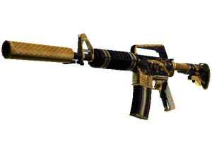 M4A1-S | Golden Coil (Well-Worn)