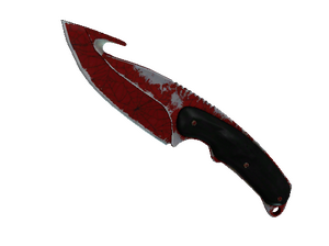 ★ Gut Knife | Crimson Web (Well-Worn)