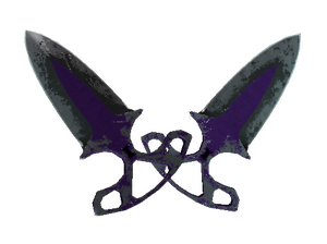 ★ Shadow Daggers | Ultraviolet (Battle-Scarred)