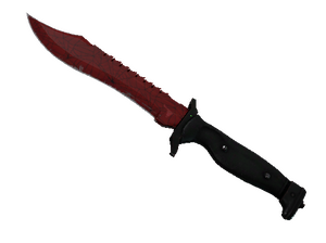 ★ Bowie Knife | Crimson Web (Well-Worn)
