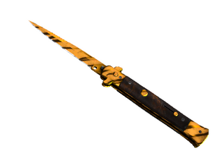 ★ Stiletto Knife | Tiger Tooth (Factory New)